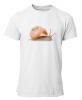 PepperSt Men's White T-Shirt - Snail Photo