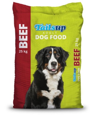Photo of Tailsup with Beef Dry Dog Food 25kg