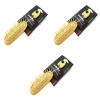 3 x BaByliss Mini Wooden Bristle Massage Hair Brush for Children or Women Photo