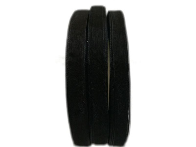 Photo of BEAD COOL - Organza Ribbon - 10mm width - Black - 120 meters