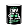 PepperSt Pappa Joe Mug - Too Cool To Be Called Grandpa Photo