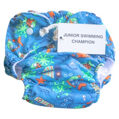 Photo of mother nature products Junior Swimming Champion: Swim Nappy Ocean