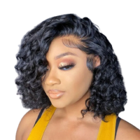 Full Frontal Brazilian Curly Hair Wig 10