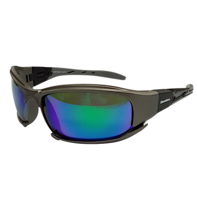 Photo of Snowbee Polarised Fishing Sunglasses Grey Frame with Green Lense