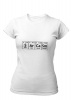 PepperSt Ladies White T-Shirt - SArCaSm Periodic Table Photo