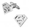 OTC Silver Colour Hollow S Simple Superman Cufflinks Photo