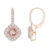 Civetta Spark Riley earring-With Swarovski Vintage Rose Crystal Rose Gold Photo