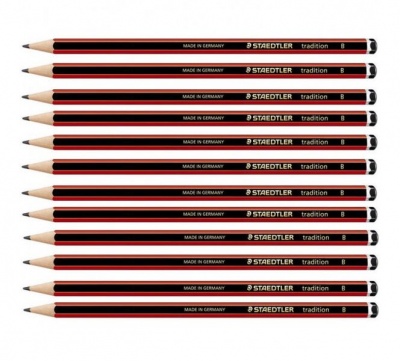 Staedtler Steadtler Tradition B 110 Pencil Box of 12