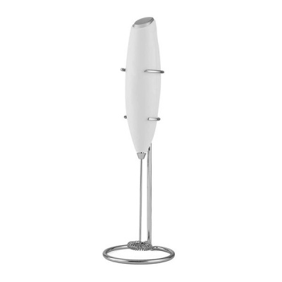 Electric Milk Frother with Stainless Steel Stand