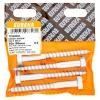 Eureka Coach Screw Galvanised Mild Steel 10 X 90mm Q:4 Photo