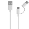 Baseus ZMI 2A 2in1 USB Type-A to MicroUSB/Type-C Adaper Cable Photo