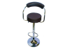 Round Arm Bar Stool - Brown Photo