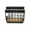 Regent Napkin Holder Black Wire & Wood Photo