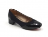 TTP Ladies Glossy Brogue Court Heel Photo