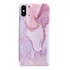 Funki Fish Marble Design Phone Case for iPhone XR - Pink & Gold Swirl Photo