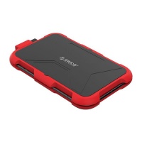 Orico 25 USB30 Red External HDD Silica Gel Enclosure