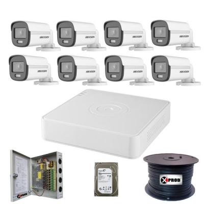 Photo of Hikvision 8 Channel 1080p ColorVu Complete Kit