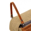 Men's Canvas Cosmetic Toiletry Bathroom Bag Travel Bag - Khaki Photo