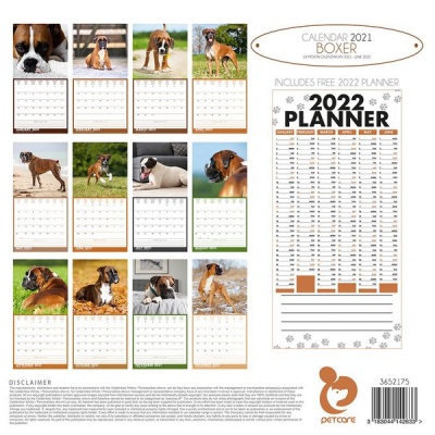 Photo of Boxer - 18 Month Wall Calendar 2021