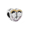 Simba & Nala Heart Charm - The Lion King Photo