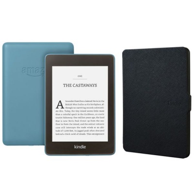 Photo of Kindle Paperwhite Wi-Fi With S/O 8GB Blue With Black Cover