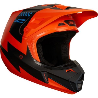 Photo of Fox Racing Fox V2 Mastar Orange Helmet