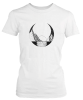 PepperSt Ladies White T-Shirt - Moon Reflection Photo
