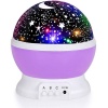 Rotating Unicorn Star Projector Night Light - Purple Photo