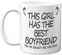 Best Boyfriend Birthday Christmas Anniversary Valentine Wife Gift 11Oz Mug