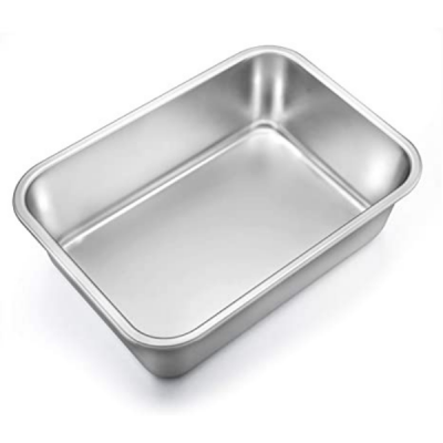 Photo of Cater Care Steel Rectangular Dish- 270 X 200 X 48MM