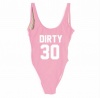 Dirty 30 Pink Swimsuit Photo