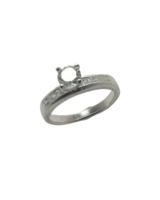 Photo of Solitaire Wedding Ring Sterling Silver 925