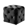 Lifestyle Set of 2 50x50 Cubed Velvet Deep Button Ottomans Photo