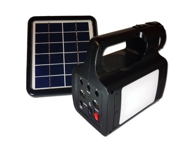 Photo of Everlotus 2W Solar Lighting with Bluetooth Speaker - Black
