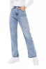 I Saw it First - Ladies Vintage Wash Inside Split Hem Jeans Photo