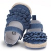 Ruffled Cute Soft First Walker Baby Girl Sandals Shoes Photo
