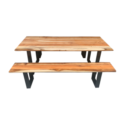 Photo of Spitfire Furniture Blackwood Table with 2 Benches