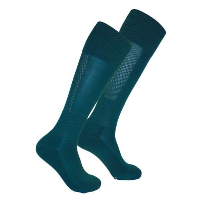 Photo of Premier Sportswear 100% Nylon Soccer Socks Plain Bottle Green - Pack of 14 Pairs