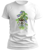 PepperSt Men's White T-Shirt - Earths Warrior Photo
