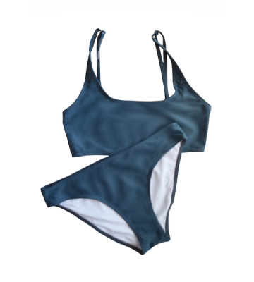 Photo of Simplicity Swimwear Classic Charcoal Bikini Set