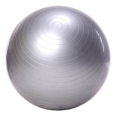 Photo of Yoga Pilates Gym Exercise Balance Ball with Pump – Silver 65cm