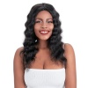 Magic Long Black Machine Made Loose Deep Weaves Synthetic Hair Wig Dew-1b Photo
