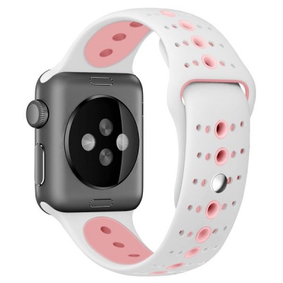 Photo of Cre8tive Two-Tone Silicone Replacement Strap for Apple Watch 40mm/38mm