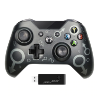 24G Wireless Game Controller suitable for XboxOnePS3PC Black