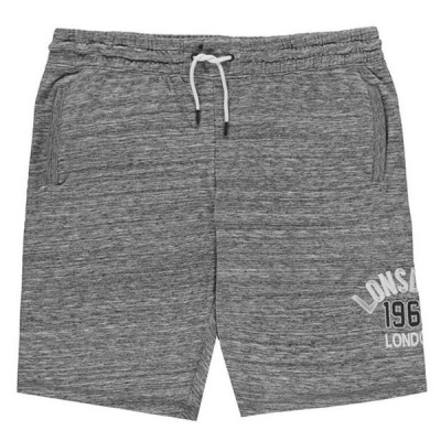 Photo of Lonsdale Marl Shorts - Char Grey - Parallel Import