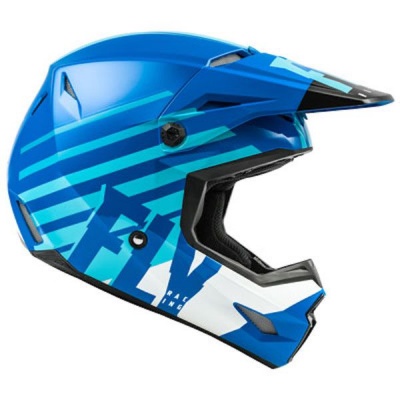 Photo of Fly Racing Fly Kinetic Thrive Blue/White Helmet