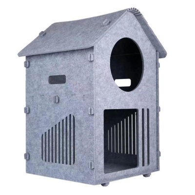 New Elements Grey Cat and Dog House