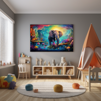 Canvas Wall Art Elephant Kingdom BK0005