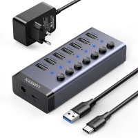 UGreen External USB30 Input And 7 Port USB30 Output Hub