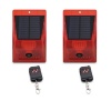2-Pieces Solar Alarm Lamp Q-L911C Photo